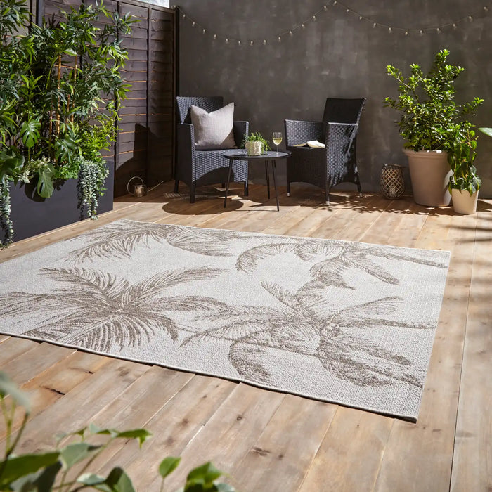 Think Rugs miami a444 beige Brown, Beige Living Room Flat Weave Rug.