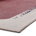 Think Rugs michelle collins ab0151 rose crimson Ivory, Pink Living Room Flat Weave Rug.