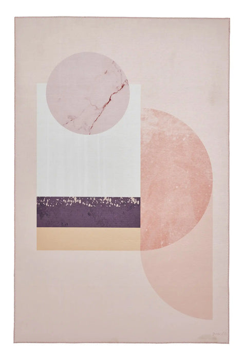 Think Rugs michelle collins ab0157 rose Pink Living Room Flat Weave Rug.