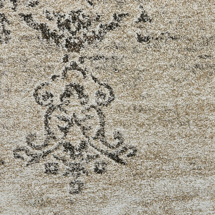 Think Rugs milano think n9695 beige Beige Living Room Geometric Rug.