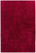 Asiatic milo berry Red Living Room Shaggy Rug.