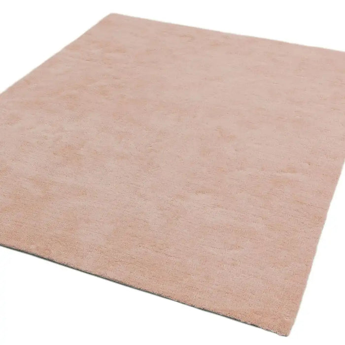 Asiatic milo pink Pink Living Room Shaggy Rug.