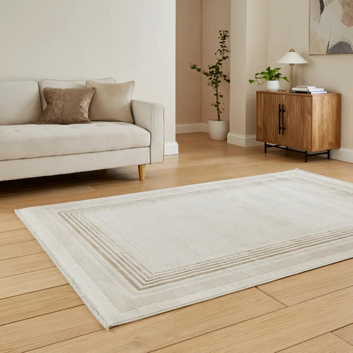Mirage MR38 Cream Modern Abstract Rug