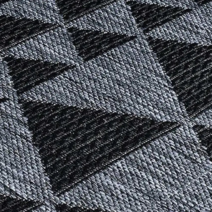 Oriental Weavers moda flatweave prism black Black Kitchen  Geometric Rug.