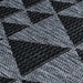 Oriental Weavers moda flatweave prism black Black Kitchen  Geometric Rug.