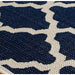 Oriental Weavers moda flatweave trellis blue Blue Kitchen  Geometric Rug.