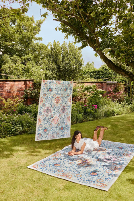 Hug Rug Eco-Washable Modern Damask