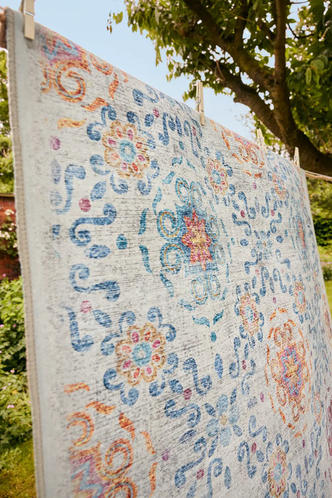 Hug Rug Eco-Washable Modern Damask