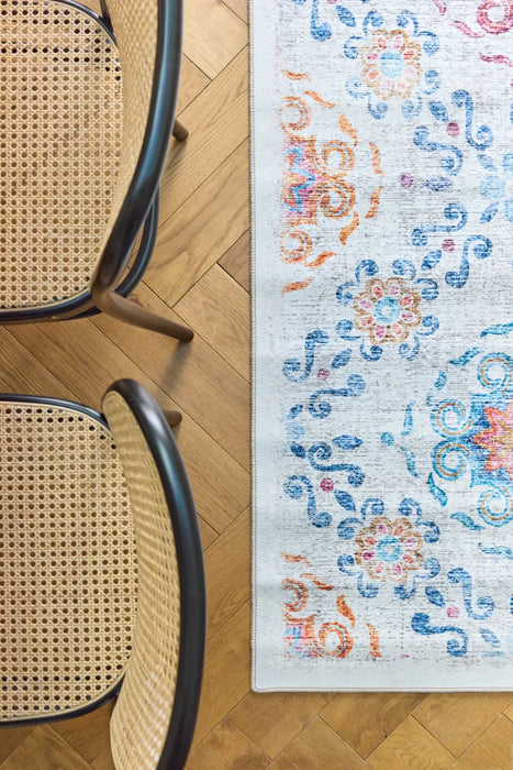 Hug Rug Eco-Washable Modern Damask