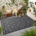 Oriental Weavers monaco ow mosaic Grey, Black Bedroom   Rug.