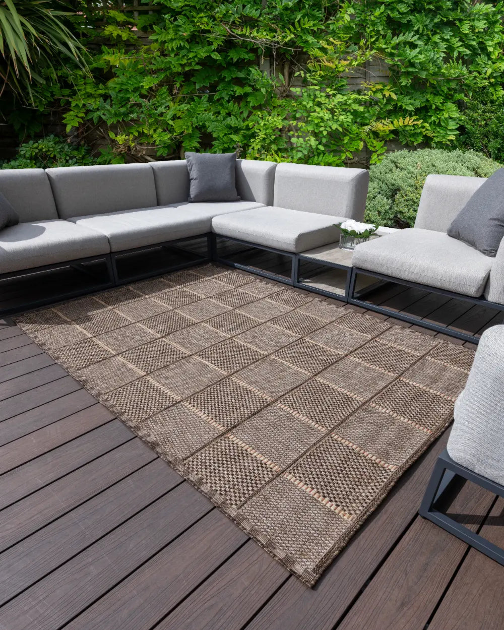 SUMAC Indoor Outdoor SUM104 Mocha Rug