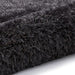 Think Rugs montana dark grey Grey Living Room Shaggy Rug.