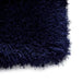 Think Rugs montana dark navy Blue, Navy Living Room Shaggy Rug.
