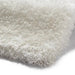 Think Rugs montana ivory Ivory Living Room Shaggy Rug.