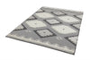 Asiatic monty mn01 black cream tribal Grey, Black, Ivory, Cream Living Room Geometric Rug.