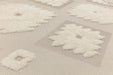 Asiatic monty mn02 natural cream tribal Multicoloured, Cream Living Room Geometric Rug.