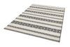 Asiatic monty mn03 black cream stripe Black, Ivory, Cream Living Room Geometric Rug.