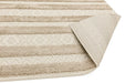 Asiatic monty mn04 natural cream stripe Beige, Ivory, Cream Living Room Geometric Rug.