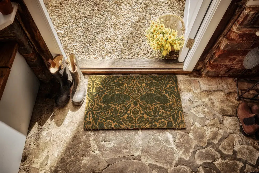 Morris & Co Door Mat Printed Coir Brer Rabbit