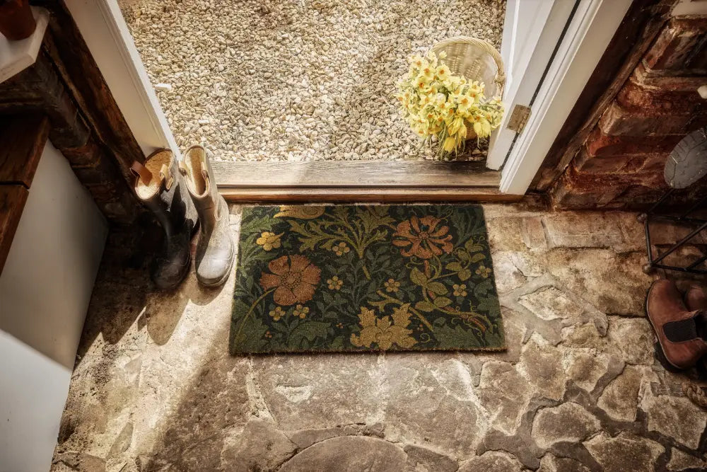 Morris & Co Door Mat Printed Coir Crompton