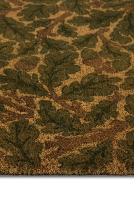 Morris & Co Door Mat Printed Coir Oak