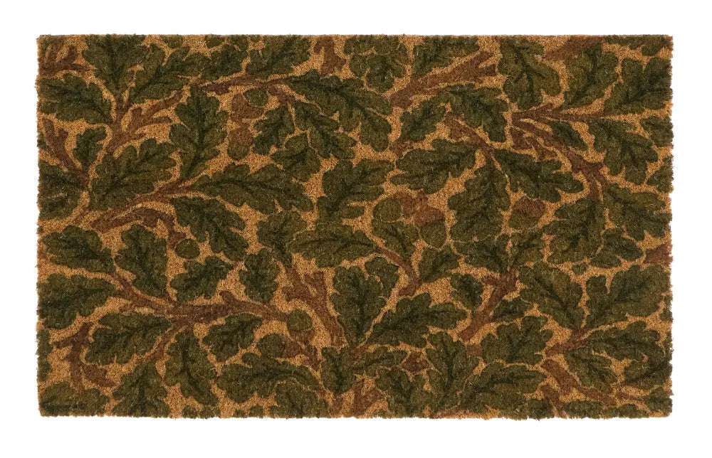Morris & Co Door Mat Printed Coir Oak
