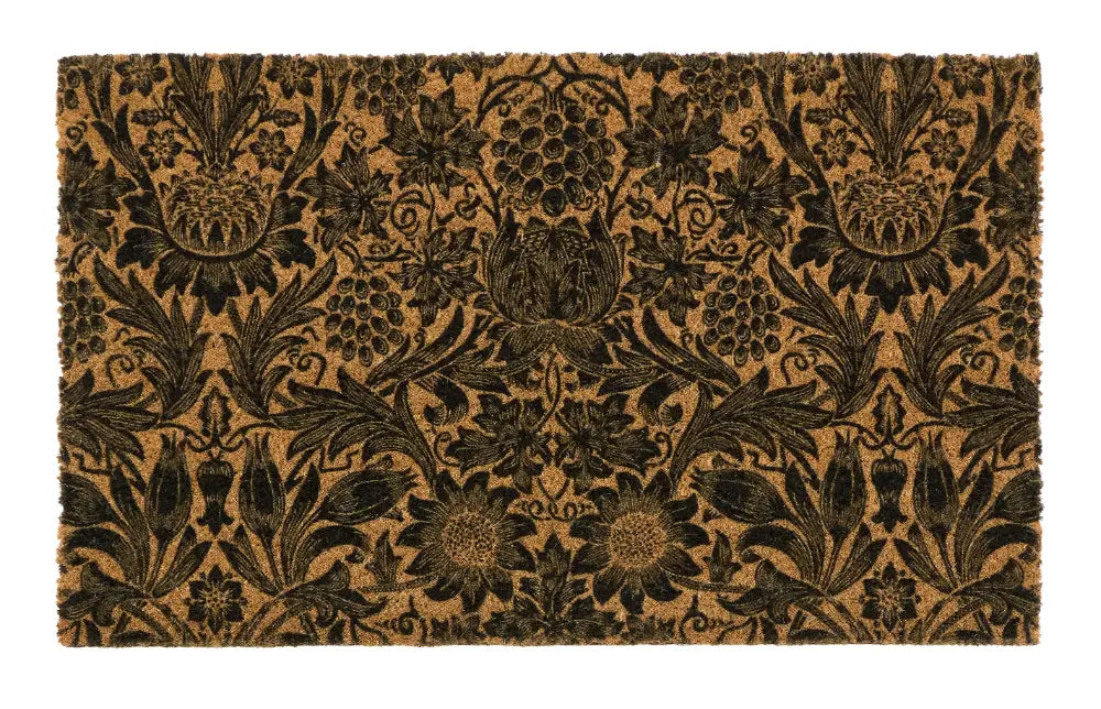 Morris & Co Door Mat Printed Coir Sunflower
