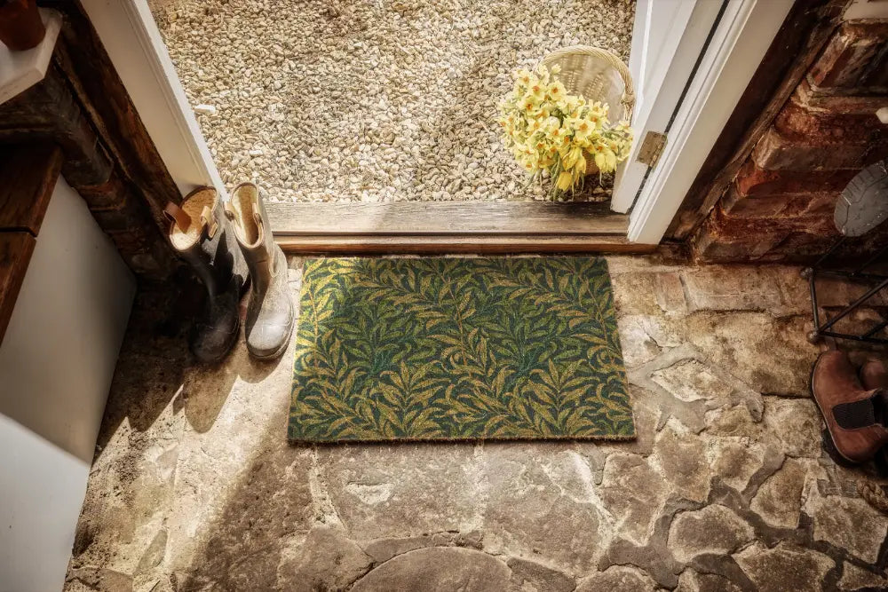 Morris & Co Door Mat Printed Coir Willowbough