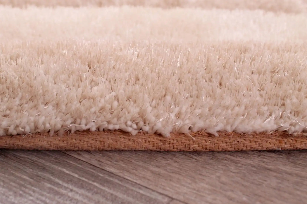URCO 3d carved mumbai natural Brown, Beige Living Room Geometric Rug.