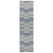 Asiatic muse mu05 blue stripe Blue Living Room Geometric Rug.