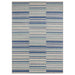 Asiatic muse mu05 blue stripe Blue Living Room Geometric Rug.