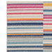 Asiatic muse mu06 multi stripe Multicoloured Living Room Geometric Rug.