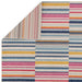 Asiatic muse mu06 multi stripe Multicoloured Living Room Geometric Rug.