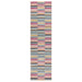 Asiatic muse mu06 multi stripe Multicoloured Living Room Geometric Rug.