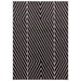 Asiatic muse mu10 black linear Black Living Room Geometric Rug.