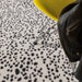 Asiatic muse mu11 black spotty Black, Cream Living Room Geometric Rug.