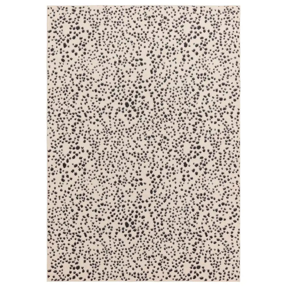 Muse MU11 Black Spotty Black, Cream Rug — RugsDirect Online