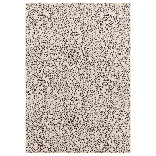Asiatic muse mu11 black spotty Black, Cream Living Room Geometric Rug.