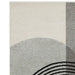 Asiatic muse mu14 grey retro Grey Living Room Geometric Rug.