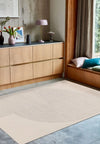 Asiatic muse mu16 cream arch Cream Living Room Geometric Rug.
