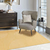 Asiatic muse mu18 yellow geometric Yellow Living Room Geometric Rug.