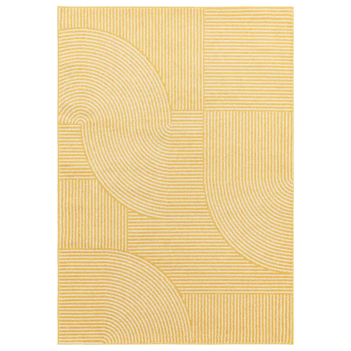 Asiatic muse mu18 yellow geometric Yellow Living Room Geometric Rug.
