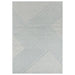 Asiatic muse mu19 blue cross Blue Living Room Geometric Rug.