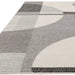 Asiatic muse mu20 grey art deco Grey Living Room Geometric Rug.