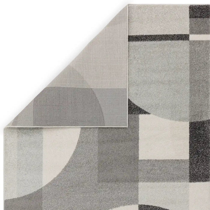 Asiatic muse mu20 grey art deco Grey Living Room Geometric Rug.