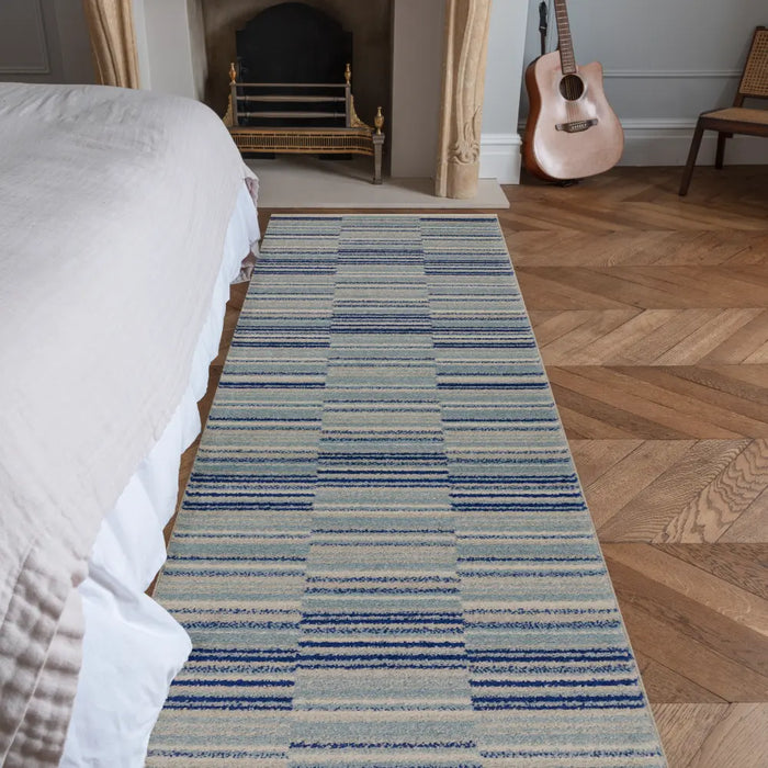 Muse MU05 Blue Stripe Rug