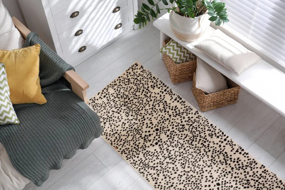 Muse MU11 Black Spotty Rug