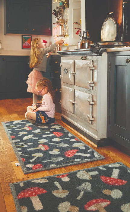 Patterned Hug Rug Mushroom 1 Runner