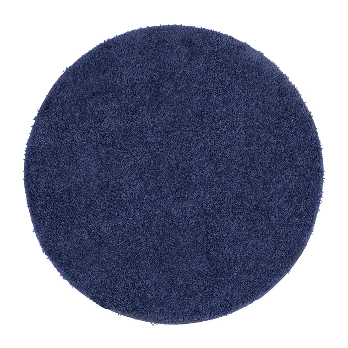 My Mats my rug midnight blue Blue Living Room Washable Rug.