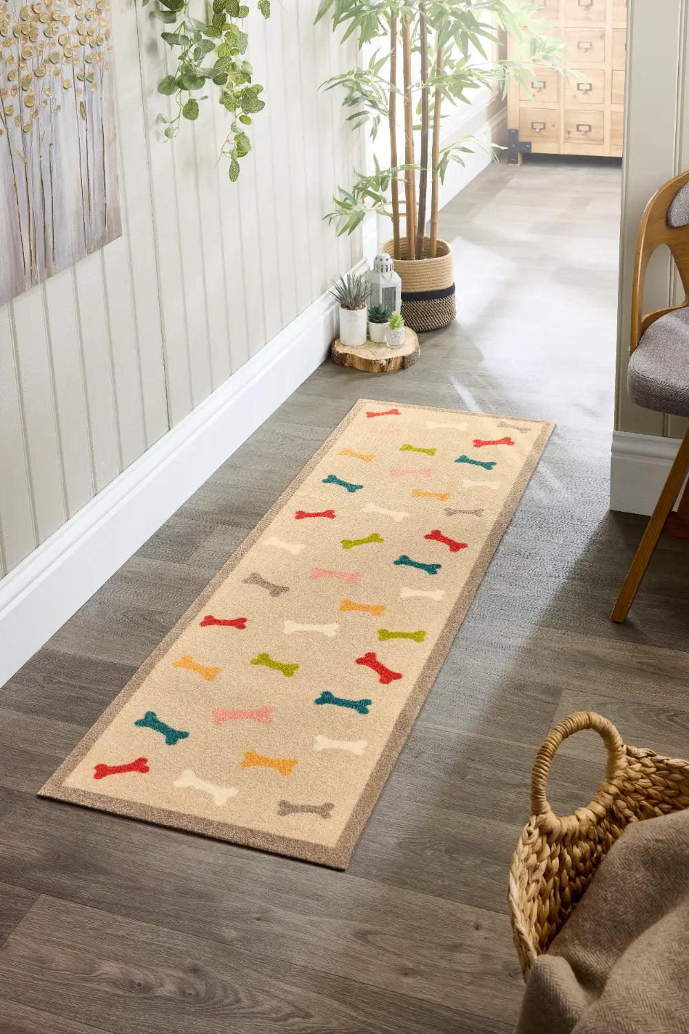 Howler & Scratch Multi Bones Multi Beige Rug — RugsDirect Online